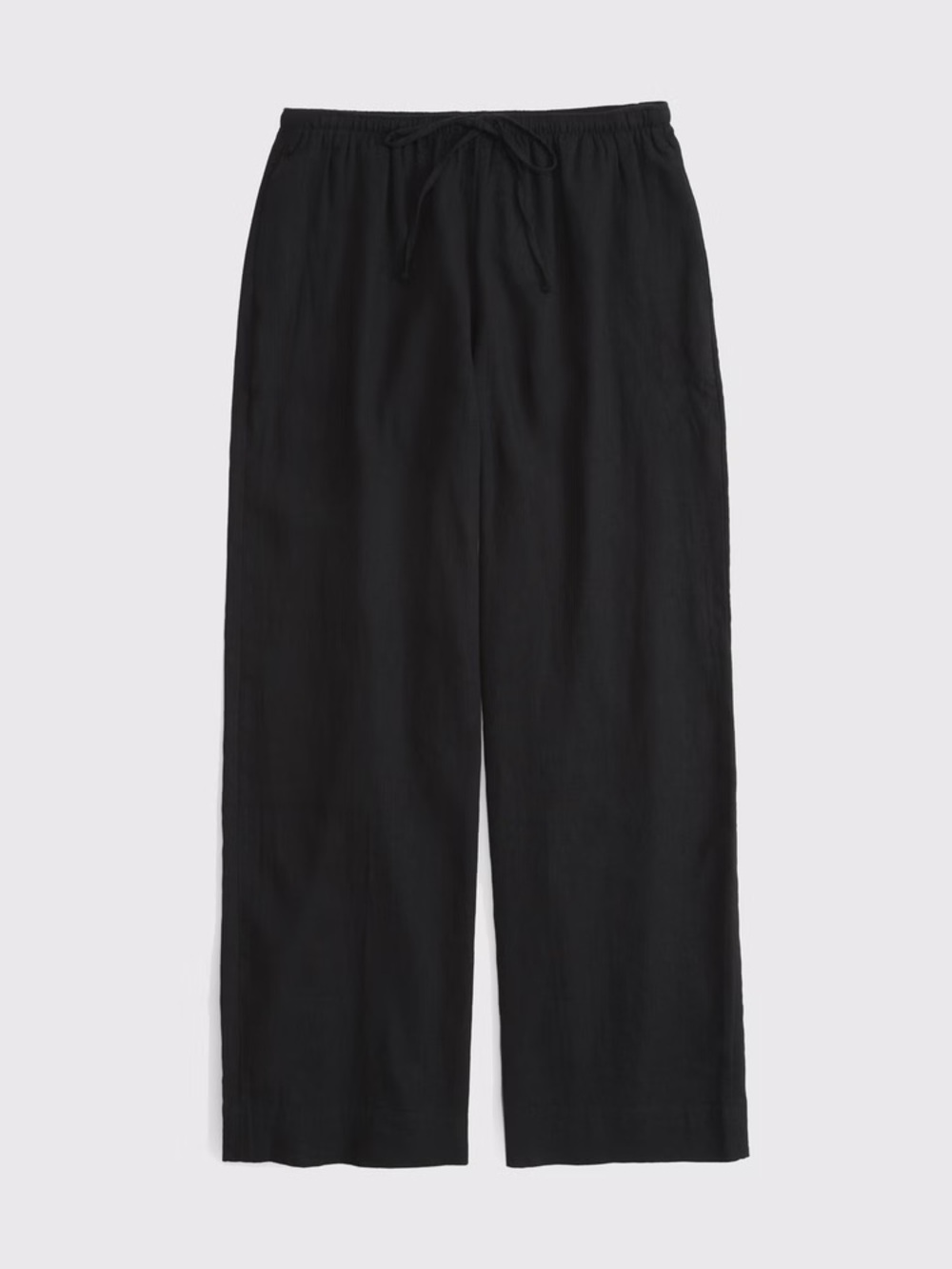 Abercrombie black linen pants